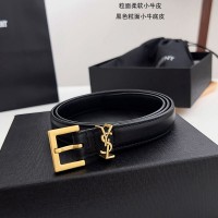 Replica Ysl Square Buckle Belt Gold 2.0cm