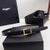 Replica Ysl Square Buckle Belt Gold 2.0cm