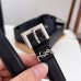 Replica Ysl Square Buckle Belt Silver 2.0cm