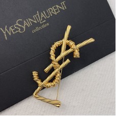 Replica Opyum Ysl Iron Wire Brooch