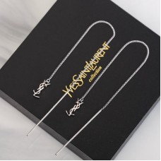 Replica Ysl Cassandre Long Diamond Threader Single Earring