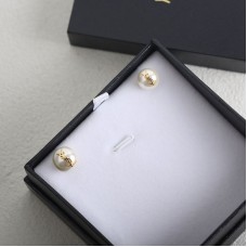 Replica Ysl Cassandre Pearl Earrings In Metal