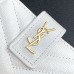 Replica Ysl Cassandre Matelasse Business Card Case in White