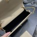 Replica Ysl Uptown Chain Wallet In Beige