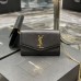 Replica Ysl Uptown Chain Wallet In Black