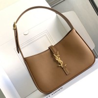 Fake YSL Le5a7 Hobo Bag Brown