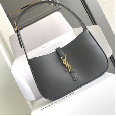 Replica YSL Le5a7 Hobo Bag Grey