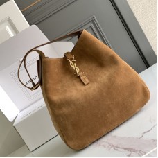 Replica Ysl Large LE 5 A 7 Supple Handbag in Suede