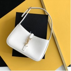 Replica YSL Le5a7 Hobo Bag White