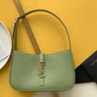 Replica YSL Le5a7 Hobo Bag Green