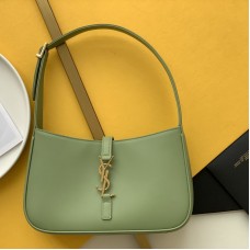 Replica YSL Le5a7 Hobo Bag Green