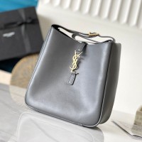 Replica Ysl Small Le5a7 Supple Bag Grey