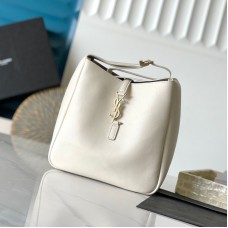 Replica Ysl Small Le5a7 Supple Bag White