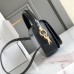 Replica Ysl  half moon Shoulder Bag in Black