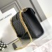 Replica Ysl Medium Envelope Bag in Black with gold Harewear