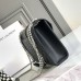 Replica Ysl Medium Envelope Bag in Black with silver Harewear