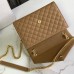 Replica Ysl Medium Envelope Bag in Tan