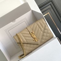 Replica Ysl Small Envelope Bag in Beige