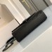 Replica Ysl Small Envelope Bag in Black with Black Hardware