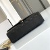 Replica Ysl Small Envelope Bag in Black with Gold Hardware