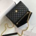 Replica Ysl Small Envelope Bag in Black with Gold Hardware