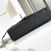 Replica Ysl Small Envelope Bag in Black with Silver Hardware