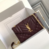 Replica Ysl Small Envelope Bag in Red