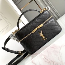 Replica Ysl Gaby Mini Vanity Bag in Lambskin