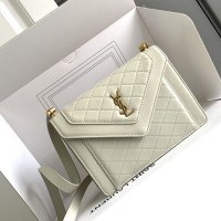 Replica Ysl Gaby Mini Satchel in white