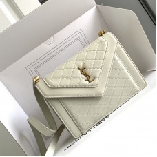 Replica Ysl Gaby Mini Satchel in white