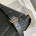 Replica Ysl Gaby Satchel Bag in Black