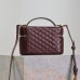 Replica Ysl Gaby Mini Vanity Bag in Lambskin Burgundy