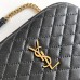 Replica ysl gaby zipped pouch in Black