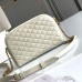 Replica ysl gaby zipped pouch in White