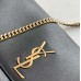 Replica YSL Reversible Medium Kate in suede Black