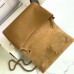 Replica YSL Reversible Medium Kate in suede Tan