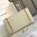 Replica Ysl Medium Kate Tassel Bag in Embossed White with gold hardware