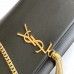 Replica Ysl Medium Kate Tassel Bag in smooth Black leather