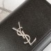 Replica Ysl Medium Kate Bag  in Black with Silver Hardware