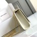 Replica Ysl Medium Kate Bag  in White with Gold Hardware