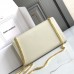 Replica Ysl Medium Kate Bag  in White with Gold Hardware