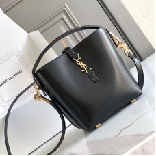 Replica YSL LE 37 mini bucket bag in black