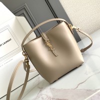 Replica YSL LE 37 mini bucket bag in beige