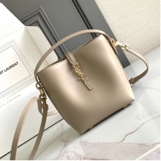 Replica YSL LE 37 mini bucket bag in beige