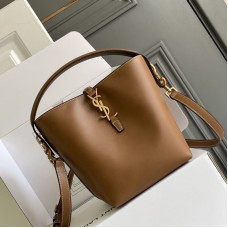 Replica YSL LE 37 SMALL bucket bag in Tan