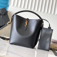 Replica Ysl Le 37 bucket Bag in Black