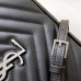 Replica YSL Lou Camera Bag  Black with Silver Hardware