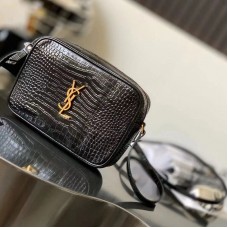 Replica YSL Lou Camera Bag  print Croco