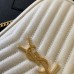 Replica YSL Lou Mini Camera Bag  in White