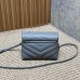 Replica Ysl LouLou Toy strap Bag in Blue with Gold